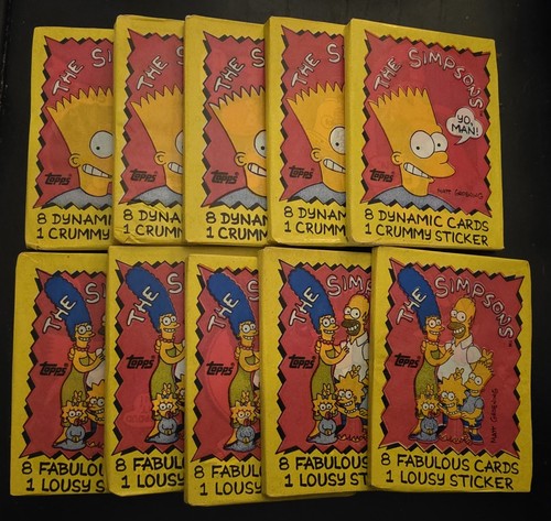 Lotto topps i simpson - di,