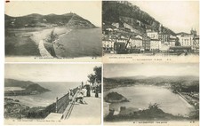 LOT 8 CPA  ESPAGNE SAN-SEBASTIAN  - FUENTERRABIA