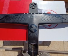 manubrio bici carbonio integrato 400 90 mm 130 75