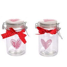 Barattolo vetro coperchio