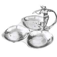 Vassoio piatto placcato