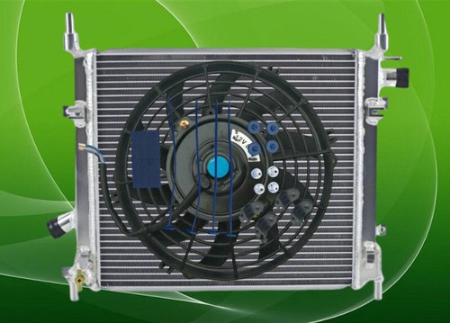 Aluminum radiator fan fit - radiator+fan, ford