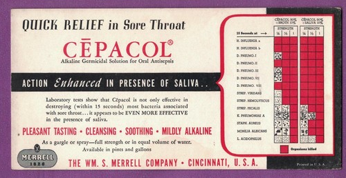 Blotter cepacol vintage per - blotter,