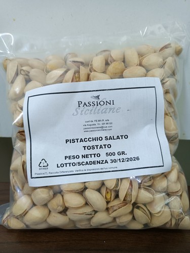Pistacchio tostato salato 500g - pistacchio,