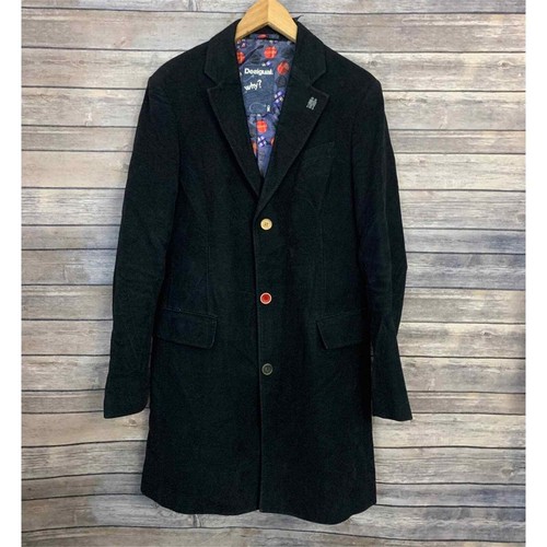 Desigual black coat - coat, m)