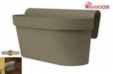 VASO Euro3plast fioriera up cassetta tortora cm.50 balcone fiori piante terrazzo
