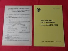 Lancia 2000 Manuale Dati