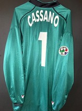 Maglia Cassano Piacenza portiere match worn issued macron size XL