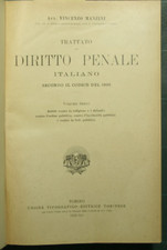 Trattato di diritto penale italiano secondo il codice del 1930 - Vol. VI
