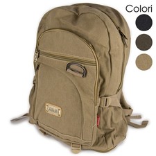 Zaino tela canvas grande