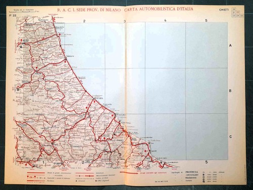 Carta geografica stradale