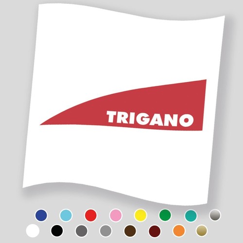 Adesivo set loghi trigano - adesivo,