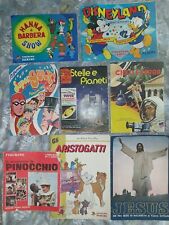 Lotto di 8 ALBUM FIGURINE : Supergulp Hanna & Barbera Pinocchio Panini ecc...