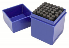 SET PUNZONI STAMPINI ALFANUMERICI 36 PZ 6 MM LETTERE E NUMERI MARCATURA 460sa