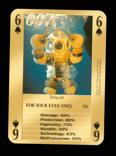 Playing card 007 bonds - 1,