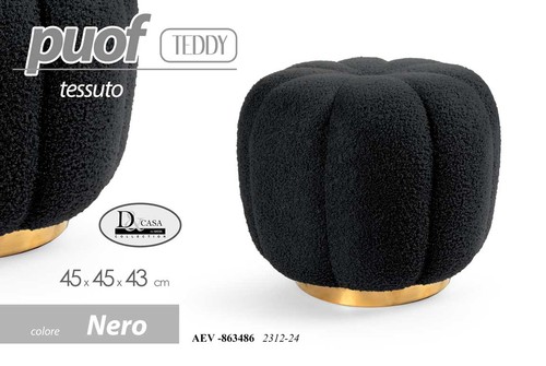 Pouf sgabello poggiapiedi - sgabello,