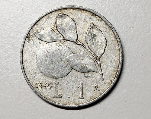 Lira arancia italia 1949 - 1,