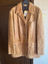 Giacca pelle beige Capalbio