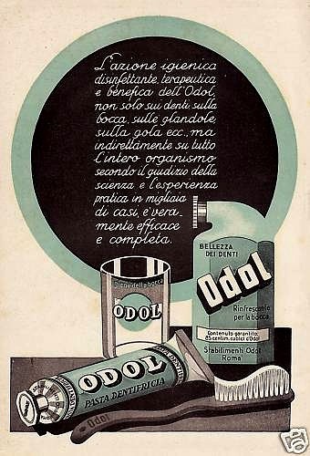 Pubblicita 1936 odol - pubblicita',