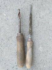 antico trapano manuale manico