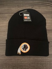 NUOVO cappello berretto Washington Redskins invernale accogliente foderato in pelliccia berretto retro logo vintage