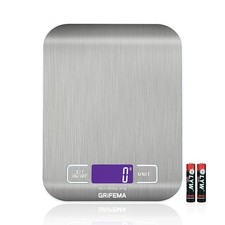 GRIFEMA GA2002 Bilancia da Cucina Smart Digitale con Funzione Tare 5kg/11 lbs