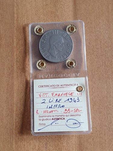 Lire 1943 impero - 2, periziata