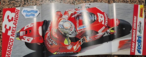Poster marco melandri 78x28 - marco,