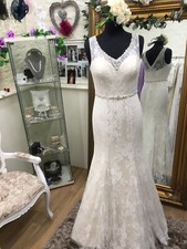 abito da sposa taglia 12 pizzo