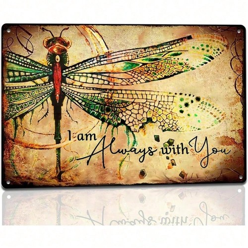 Libellula vintage metallo arte