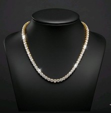 Collana tennis placcata oro