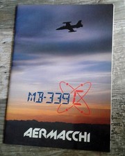 AERMACCHI GRUPPO AERONAUTICA MACCHI AVIOGETTO MB-339C 1986 VINTAGE LIBRO TECNICO