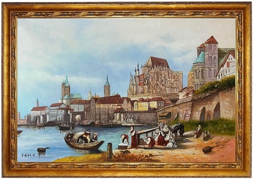 Quadro olio colonia - quadro, 1840