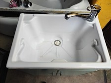 lavatoio con mobile compreso di rubinetteria 59x39, 84/100 con rubinetto