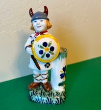 Figurina Royal Copenhagen Aluminia Faience benessere dei bambini 1963 IL VICHINGO #3230