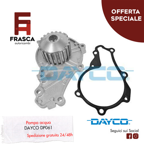 Pompa acqua dayco - pompa,