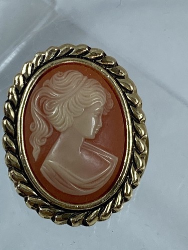 Spilla clip cammeo - , vintage