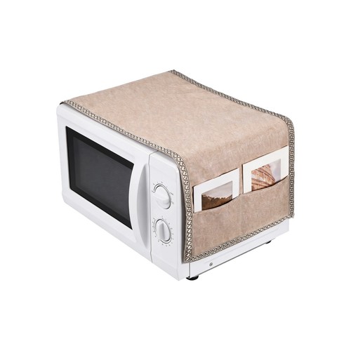 Microwave cover with pocket - with,