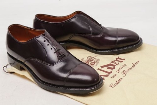 Scarpe oxford alden 9070 shell - alden,