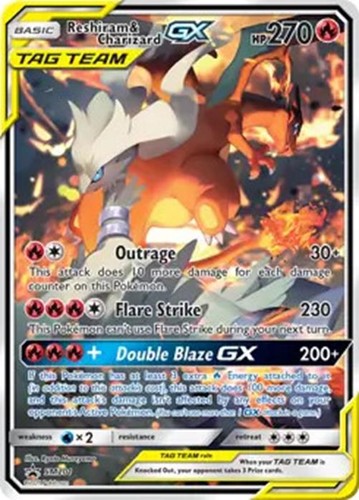 Reshiram charizard - reshiram, gx