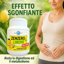 ZENZERO E LIMONE ULTRA integratore dimagrire pancia piatta LIMONZEN dieta Italia