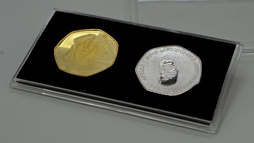 Silver 24ct gold lunar - &, lunar/moon