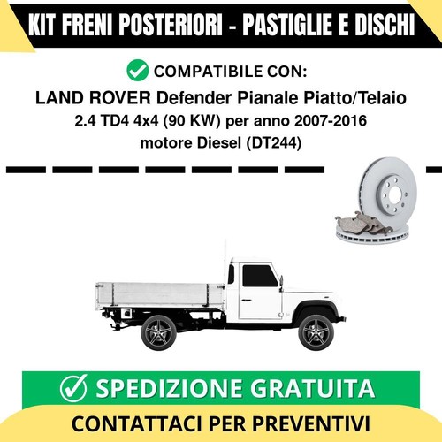 Kit freni posteriori land - freni,