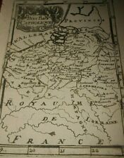 1683 MAZZA INCISIONE RAME PAGA BAS CATHOLIQUES OLANDA 