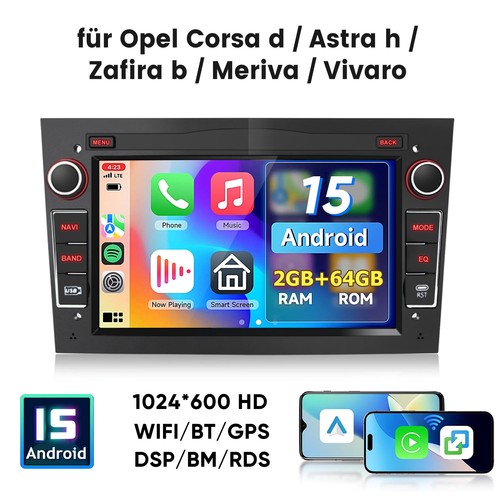 64g android15 per opel corsa - 2+64g,