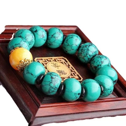 Collana bracciale turchese 108 - collana,