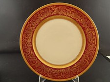 PREZIOSO RARO PIATTO PORCELLANA ROSENTHAL THOMAS BAVARIA ARABESCHI ORO ZECCHINO