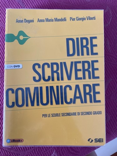9788805073542 dire scrivere - dire,