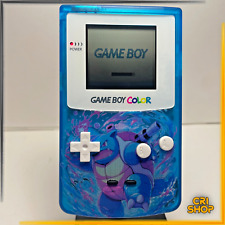 NINTENDO GAME BOY COLOR ? CLEAR BLUE X BLASTOISE CONSOLE VINTAGE RESTAURATA ?