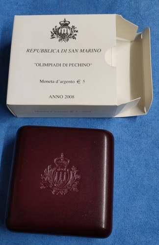 San marino euro - 5, argento